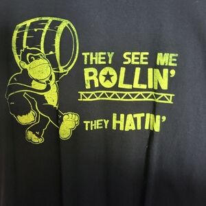 Black Donkey Kong Graphic Tee